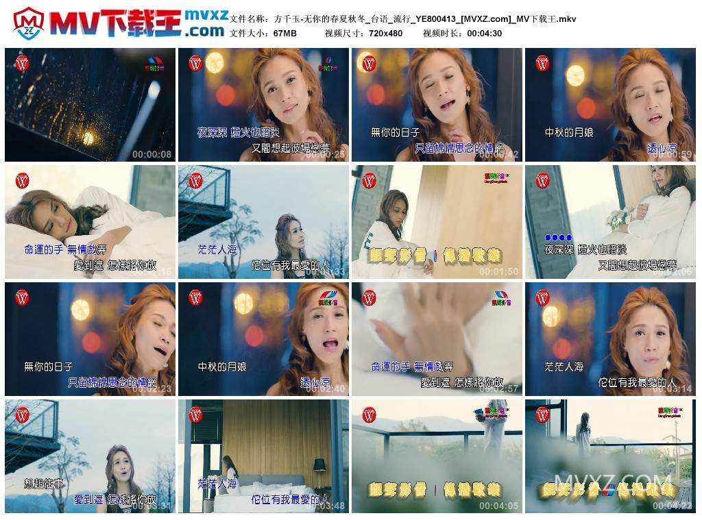 方千玉-无你的春夏秋冬_台语_流行_YE800413